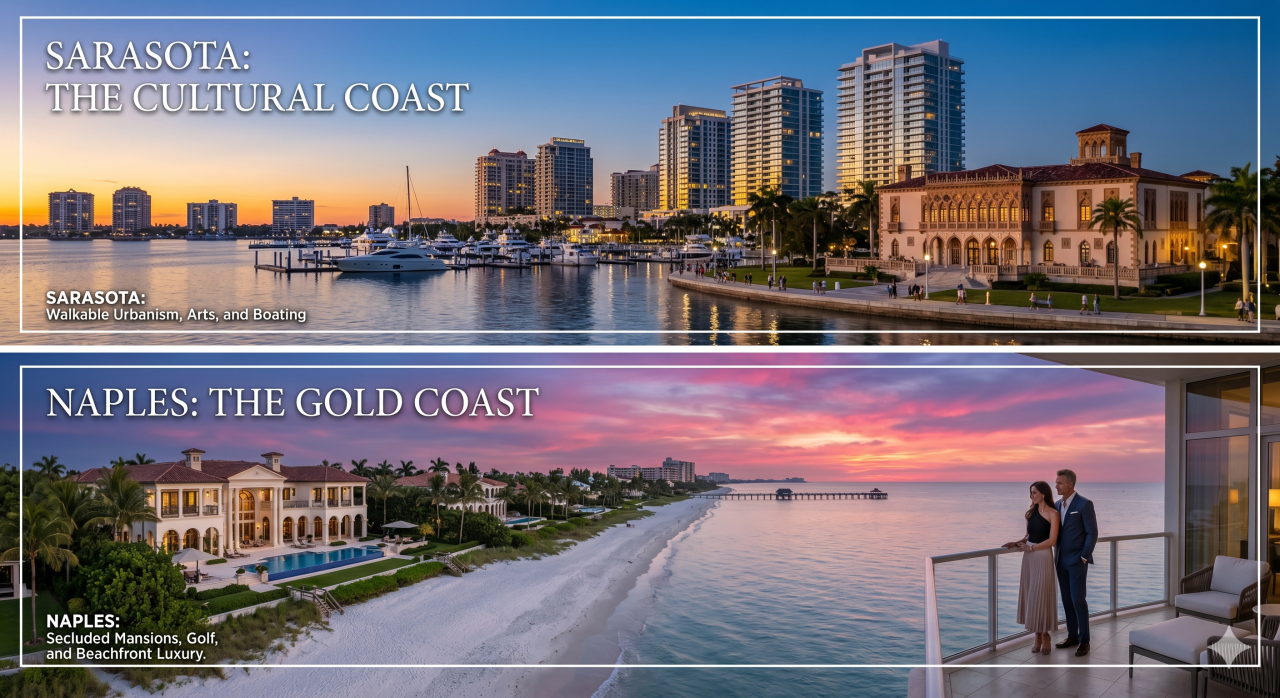 Sarasota vs. Naples: The Ultimate Gulf Coast Comparison Guide