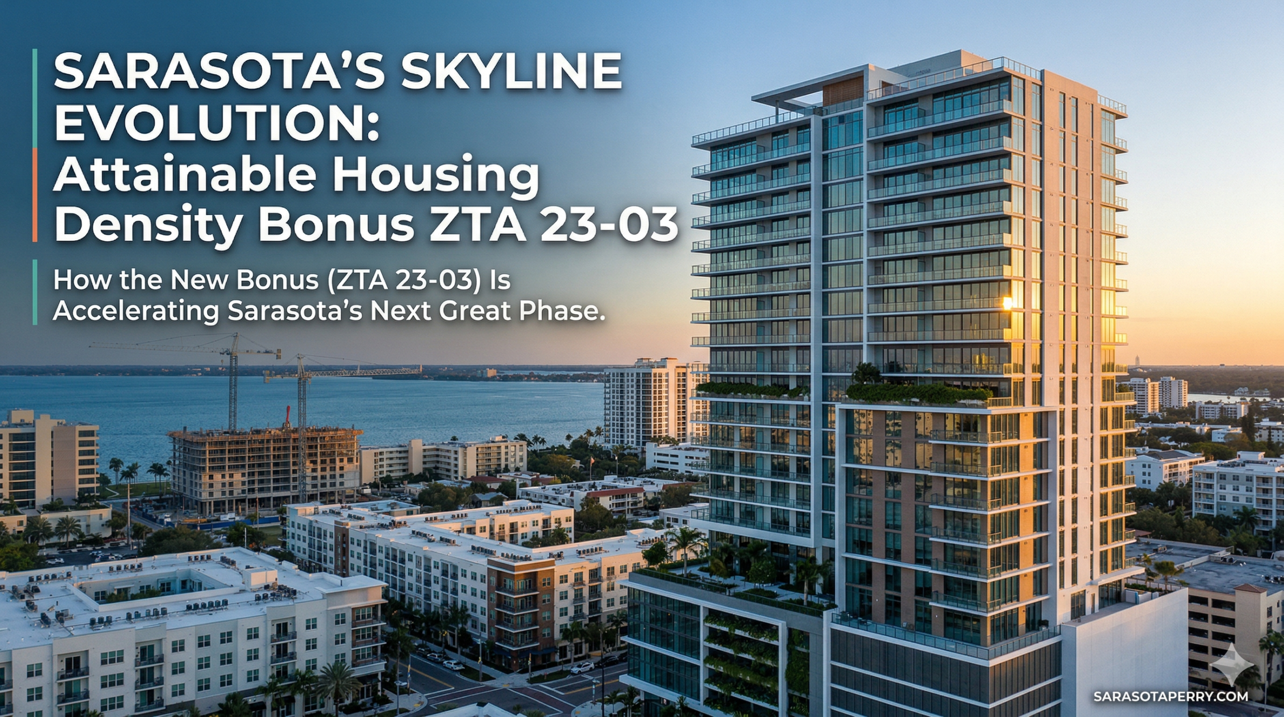 Breaking the Density Ceiling: What Zoning 23-ZTA-03 Means for Sarasota’s Skyline