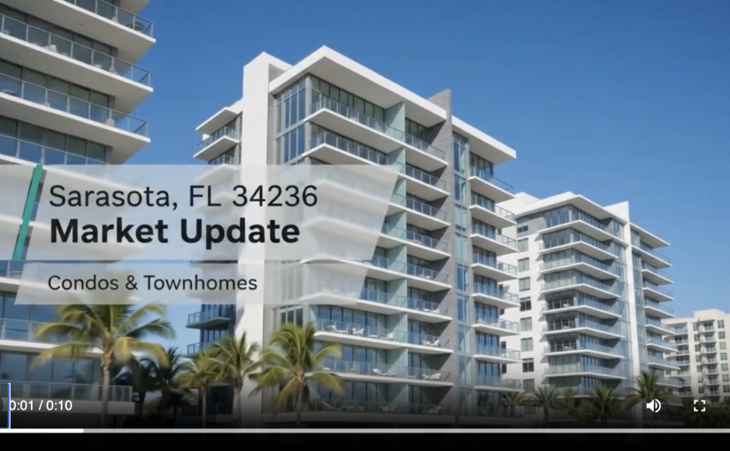 Sarasota Market Update; Downtown & Lido Key